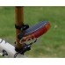 oldeagle Bike Turn Signal  7 LED Bicycle Turn Signal Directional Brake Light Lamp 8 Sound Horn - B079FFFZPD